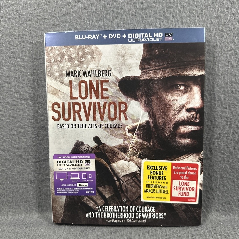 Lone Survivor Blu-ray Mark Wahlberg New Sealed